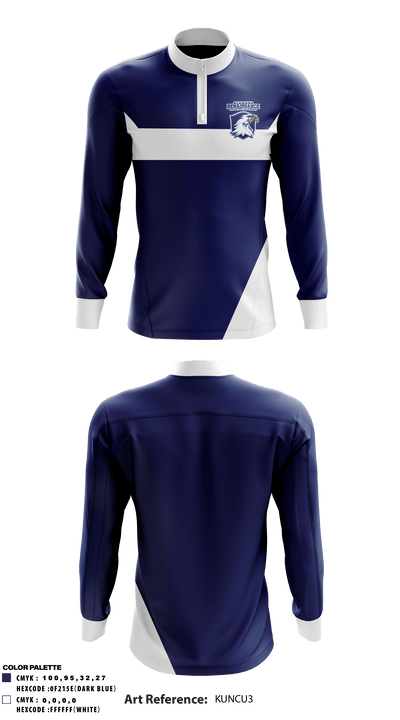 Acadiana Renaissance Charter Academy High School 56398367 Quarter Zip Jacket - 1