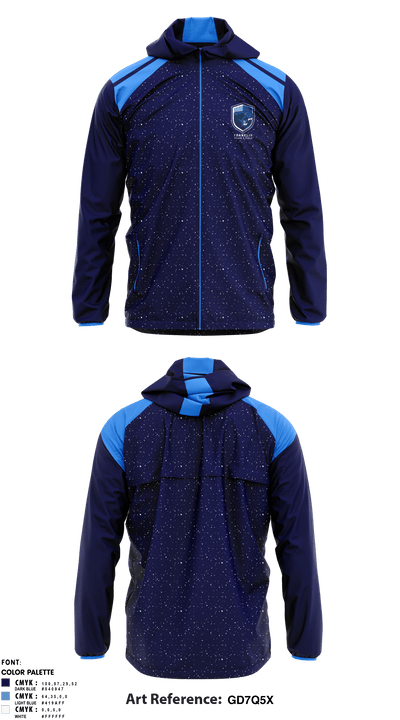 Franklin High School Track 43553490 Windbreaker - 1