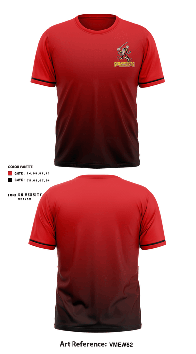 Schaumburg High School Bowling 29259600 Short Sleeve Performance Shirt - 2