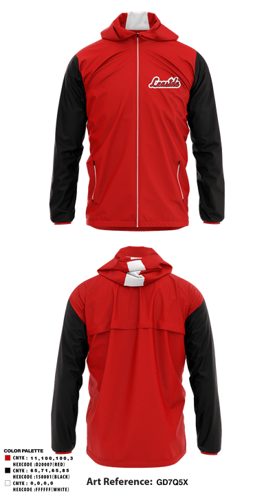 Leaside Baseball Association 14491628 Windbreaker - 1