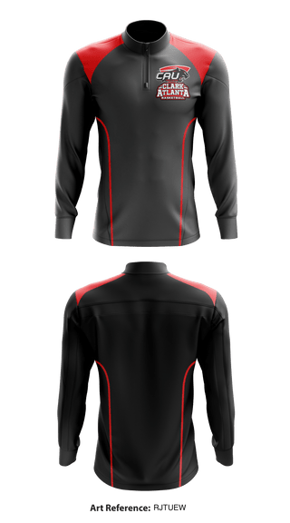 Quarter Zip Jacket, Clark Atlanta University Basketball, Men's Basketball, Teamtime, Team time, sublimation, custom sports apparel, team uniforms, spirit wear, spiritwear, sports uniforms, custom shirts, team store, custom team store, fundraiser sports, apparel fundraiser