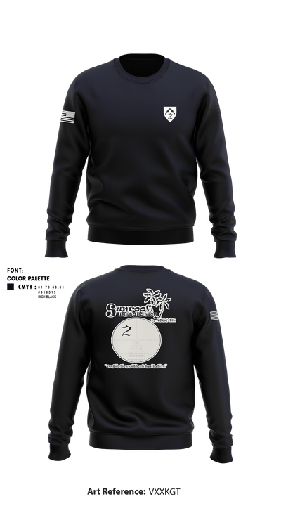 AOWC Unit 2 DM 1150009 Crew Neck Sweatshirt - 1