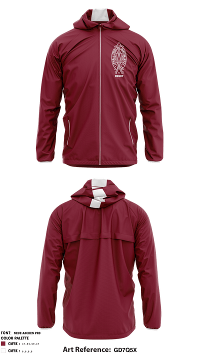 Morton West High School Rugby 27558142 Windbreaker - 2