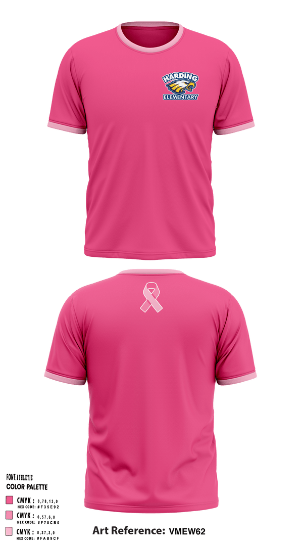 Short Sleeve Performance Shirt, Harding Elementary, School Spirit Store, Teamtime, Team time, sublimation, custom sports apparel, team uniforms, spirit wear, spiritwear, sports uniforms, custom shirts, team store, custom team store, fundraiser sports, apparel fundraiser