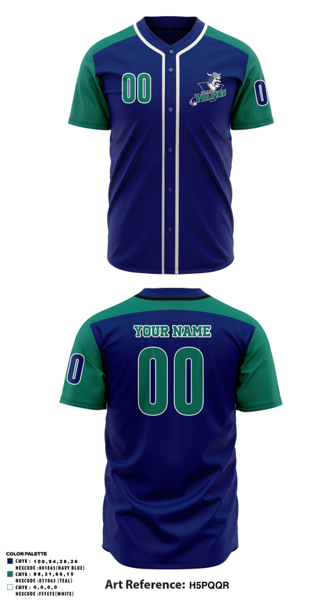 Two Button Baseball Jersey, Vaughan Vikings, Baseball, Teamtime, Team time, sublimation, custom sports apparel, team uniforms, spirit wear, spiritwear, sports uniforms, custom shirts, team store, custom team store, fundraiser sports, apparel fundraiser