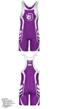 Berryville Bobcat Wrestling 39867670 Wrestling Singlet - 5