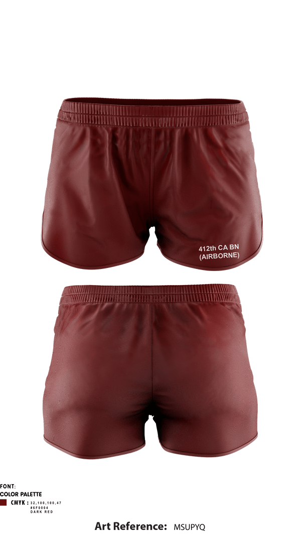 Ranger Panties, 412TH CA BN, , Teamtime, Team time, sublimation, custom sports apparel, team uniforms, spirit wear, spiritwear, sports uniforms, custom shirts, team store, custom team store, fundraiser sports, apparel fundraiser