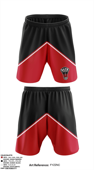 Athletic Shorts With Pockets, Bathlacrosse, Men's Lacrosse, Teamtime, Team time, sublimation, custom sports apparel, team uniforms, spirit wear, spiritwear, sports uniforms, custom shirts, team store, custom team store, fundraiser sports, apparel fundraiser
