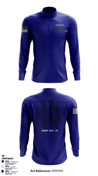 Quarter Zip Jacket, , Navy, Teamtime, Team time, sublimation, custom sports apparel, team uniforms, spirit wear, spiritwear, sports uniforms, custom shirts, team store, custom team store, fundraiser sports, apparel fundraiser