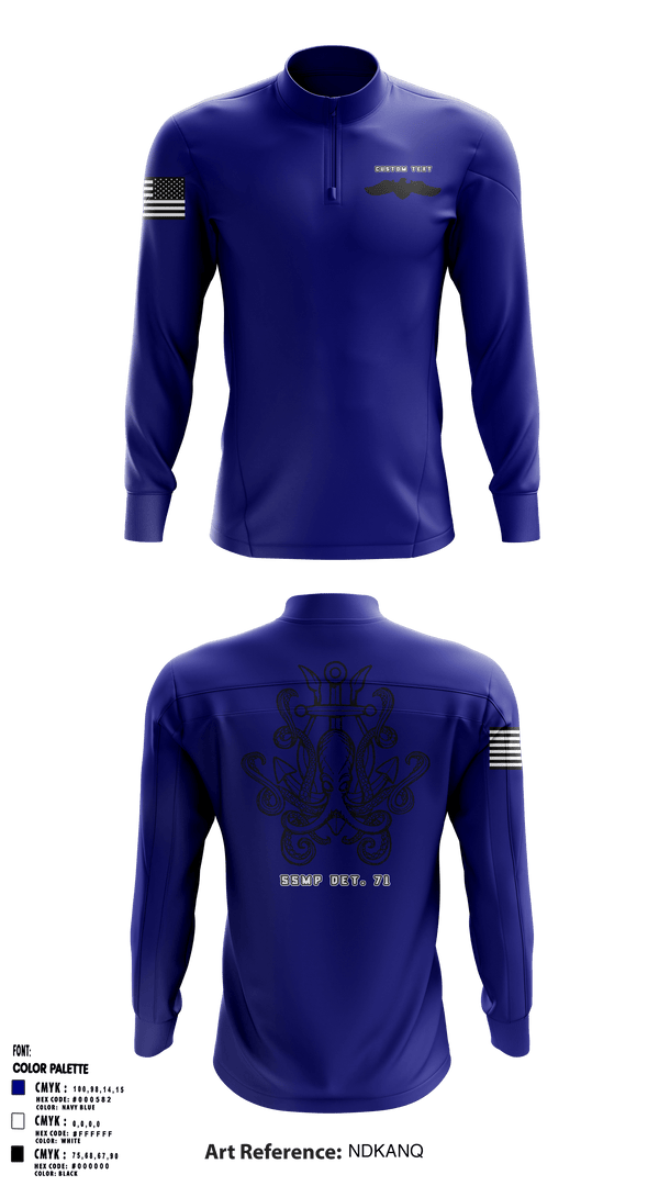 Quarter Zip Jacket, , Navy, Teamtime, Team time, sublimation, custom sports apparel, team uniforms, spirit wear, spiritwear, sports uniforms, custom shirts, team store, custom team store, fundraiser sports, apparel fundraiser
