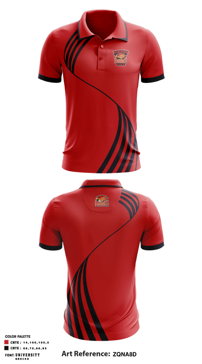 Rossview High School Golf 94027066 Short Sleeve Performance Polo - 1