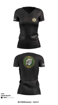 Pickens County Sheriffs Office 62390997 Women's Short Sleeve V-neck Shirt - 1