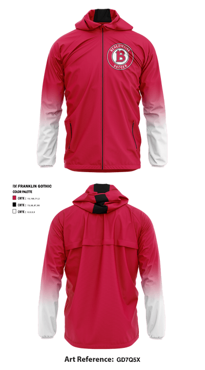 Benedictine University Mesa Soccer 94176312 Windbreaker - 1