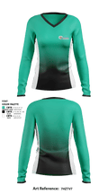 FHSAA 9946681 Women's Long Sleeve V-neck Shirt - 1