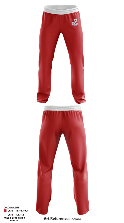 Earlham Soccer Club 98253358 Sweatpants - 1