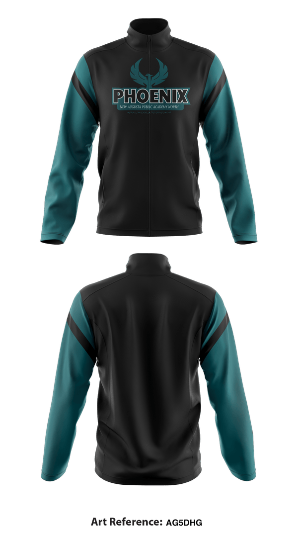 Fleece Jacket, New Augusta Public Academy North Middle School, School Spirit Store, Teamtime, Team time, sublimation, custom sports apparel, team uniforms, spirit wear, spiritwear, sports uniforms, custom shirts, team store, custom team store, fundraiser sports, apparel fundraiser