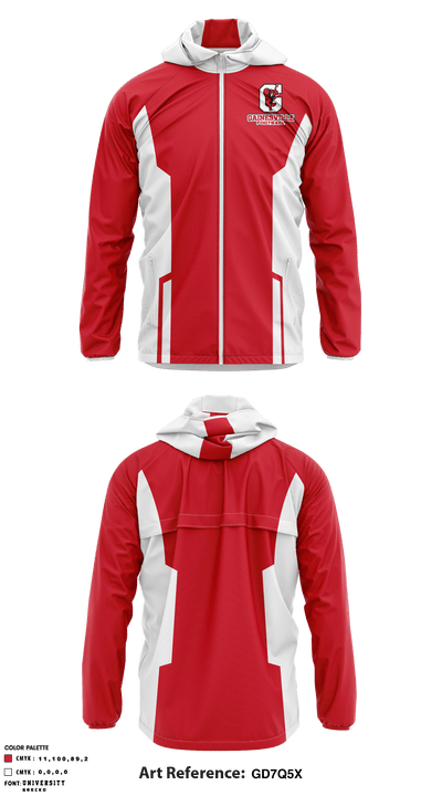 Gainesville High School Football 84005040 Windbreaker - 1