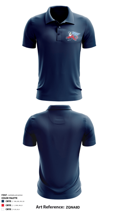Los Alamitos High School Water Polo 27043087 Short Sleeve Performance Polo - 3