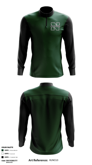 Quarter Zip Jacket, North High School Women's Volleyball, Women's Volleyball, Teamtime, Team time, sublimation, custom sports apparel, team uniforms, spirit wear, spiritwear, sports uniforms, custom shirts, team store, custom team store, fundraiser sports, apparel fundraiser