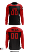 Oak Ridge Youth Association Soccer 89748259 Long Sleeve Performance Shirt - 2