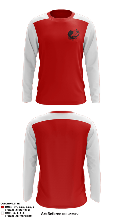 Vermillion High School Baseball 38437221 Long Sleeve Performance Shirt - 1