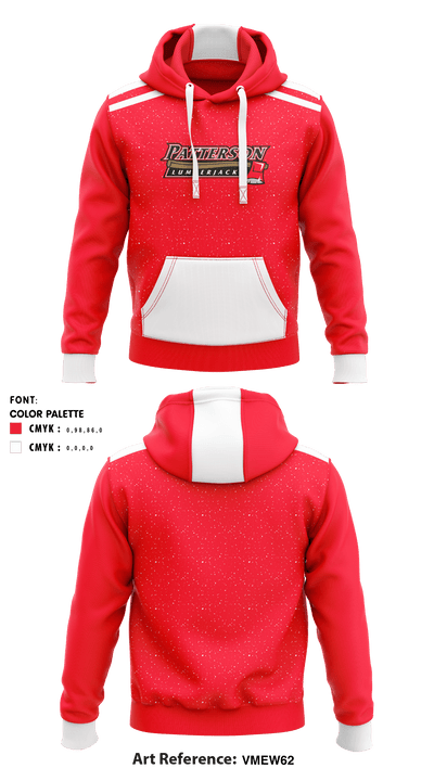 Patterson High School Track 9315007 Hoodie - 1