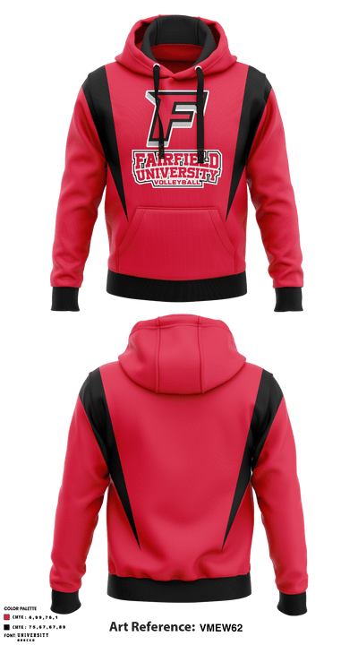 Fairfield University Volleyball 10827047 Hoodie - 1