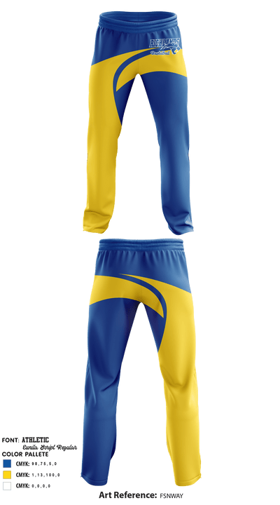 Richland Youth Basketball 85546509 Sweatpants - 1