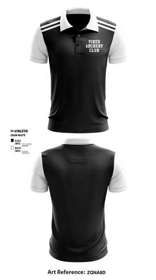 Short Sleeve Performance Polo, Vikes Archery Club, Spirit Store, Teamtime, Team time, sublimation, custom sports apparel, team uniforms, spirit wear, spiritwear, sports uniforms, custom shirts, team store, custom team store, fundraiser sports, apparel fundraiser