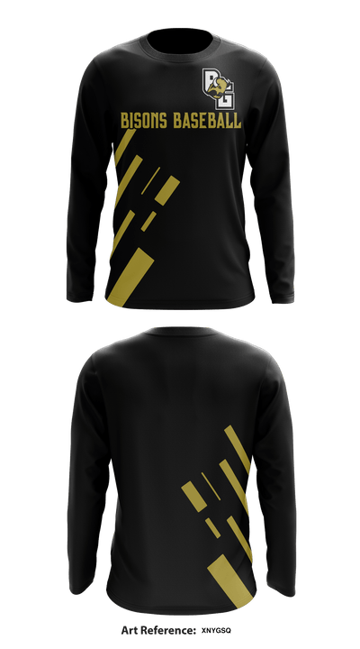 Bisons Baseball 73460603 Long Sleeve Shooting Shirt - 1