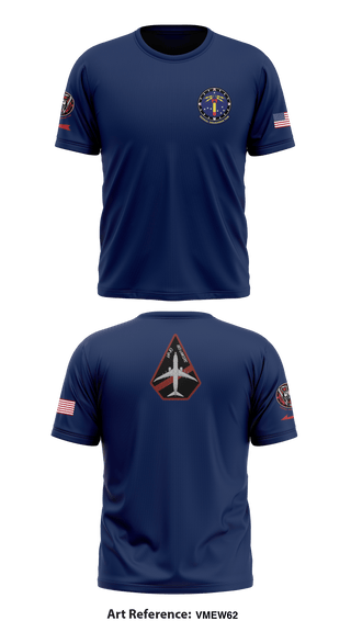 Short Sleeve Performance Shirt, VP-10 Red Lancers, Navy, Teamtime, Team time, sublimation, custom sports apparel, team uniforms, spirit wear, spiritwear, sports uniforms, custom shirts, team store, custom team store, fundraiser sports, apparel fundraiser