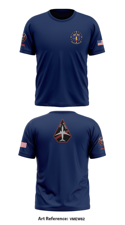VP-10 Red Lancers 78238419 Short Sleeve Performance Shirt - 2