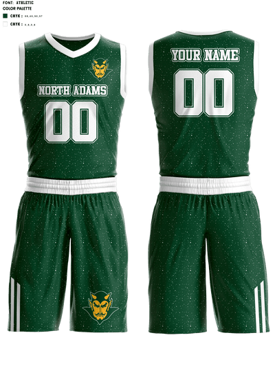 North Adams High School Basketball 43146580 Basketball Uniform - 1