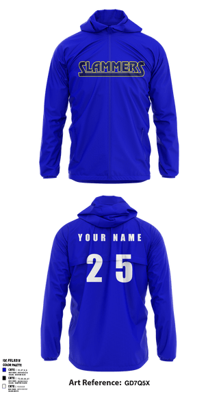 Windbreaker, Slammers FP, Softball, Teamtime, Team time, sublimation, custom sports apparel, team uniforms, spirit wear, spiritwear, sports uniforms, custom shirts, team store, custom team store, fundraiser sports, apparel fundraiser