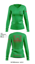 B 104th 82799853 Women's Long Sleeve V-neck Shirt - 3