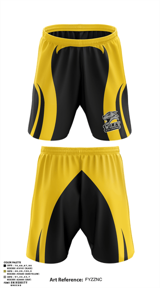 Athletic Shorts With Pockets, Wiley Wolverines, Men's Basketball, Teamtime, Team time, sublimation, custom sports apparel, team uniforms, spirit wear, spiritwear, sports uniforms, custom shirts, team store, custom team store, fundraiser sports, apparel fundraiser