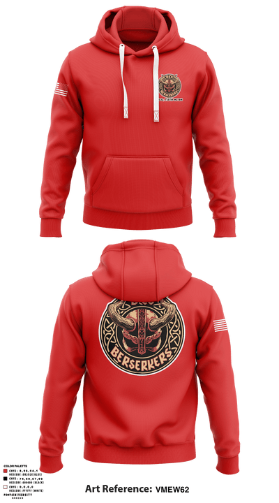 B Co, 715th MI BN 2859007 Hoodie - 1