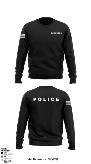 Crew Neck Sweatshirt, , Police, Teamtime, Team time, sublimation, custom sports apparel, team uniforms, spirit wear, spiritwear, sports uniforms, custom shirts, team store, custom team store, fundraiser sports, apparel fundraiser