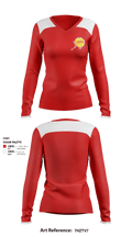  AYSA of North Park Girls Softball 86893425 Women's Long Sleeve V-neck Shirt - 1