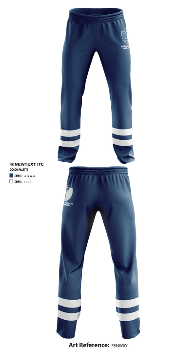 Palm Beach Atlantic University Golf 13723448 Sweatpants - 1
