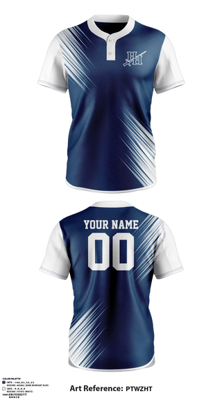 Two Button Softball Jersey, Heathwood Hall Episcopal Junior High School Softball, Softball, Teamtime, Team time, sublimation, custom sports apparel, team uniforms, spirit wear, spiritwear, sports uniforms, custom shirts, team store, custom team store, fundraiser sports, apparel fundraiser