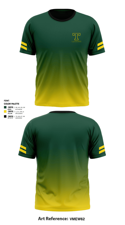 Sherwood Park Titans Lacrosse 93675937 Short Sleeve Performance Shirt - 1