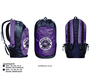 Gear Bag, Vista Del Lago High School Golf, Golf, Teamtime, Team time, sublimation, custom sports apparel, team uniforms, spirit wear, spiritwear, sports uniforms, custom shirts, team store, custom team store, fundraiser sports, apparel fundraiser