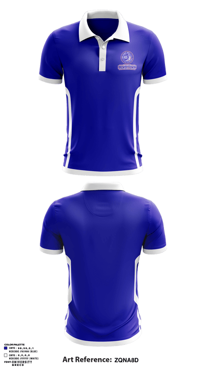 The Cage Downtown Basketball League 2863239 Short Sleeve Performance Polo - 1