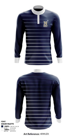Quarter Zip Jacket, US Naval Academy Women's Tennis, Tennis, Teamtime, Team time, sublimation, custom sports apparel, team uniforms, spirit wear, spiritwear, sports uniforms, custom shirts, team store, custom team store, fundraiser sports, apparel fundraiser
