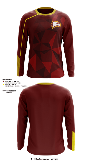 Long Sleeve Performance Shirt, Winthrop University Esports, E-Sports, Teamtime, Team time, sublimation, custom sports apparel, team uniforms, spirit wear, spiritwear, sports uniforms, custom shirts, team store, custom team store, fundraiser sports, apparel fundraiser