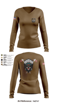Apache 10748553 Women's Long Sleeve V-neck Shirt - 3