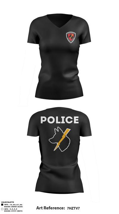 Sfs 72631557 Women's Short Sleeve V-neck Shirt - 11