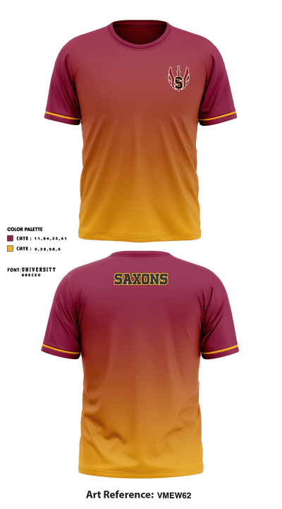 Schaumburg High School Cross Country 51638102 Short Sleeve Performance Shirt - 3 (1)