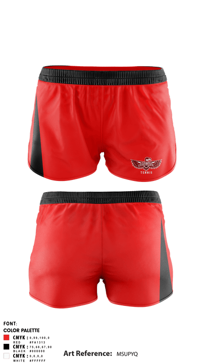 Renton Redhawks 34124165 Women's Shorts - 4